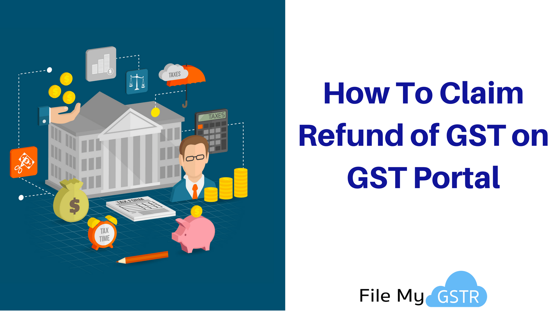 Refund of GST on GST Portal
